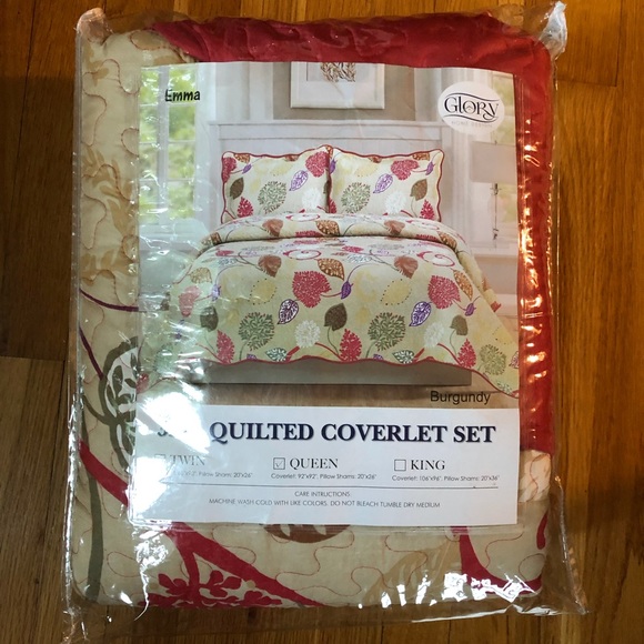 ๐ Autumn Colors Queen Quilt Set ๐ - Picture 6 of 9